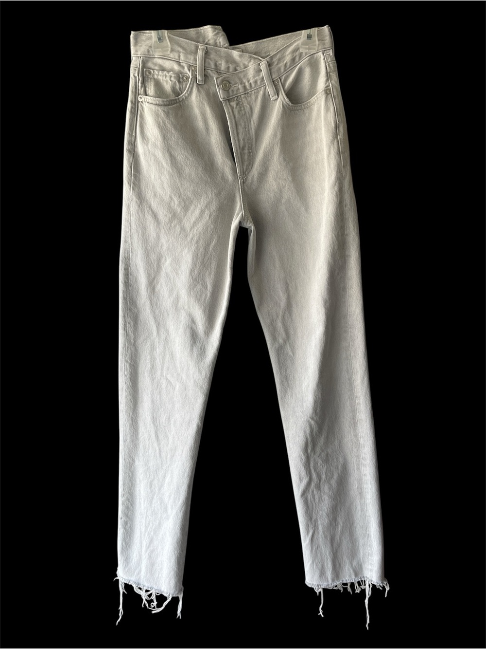 AGOLDE ($298) Criss-Cross Straight-Leg Jeans - Picture 6 of 10